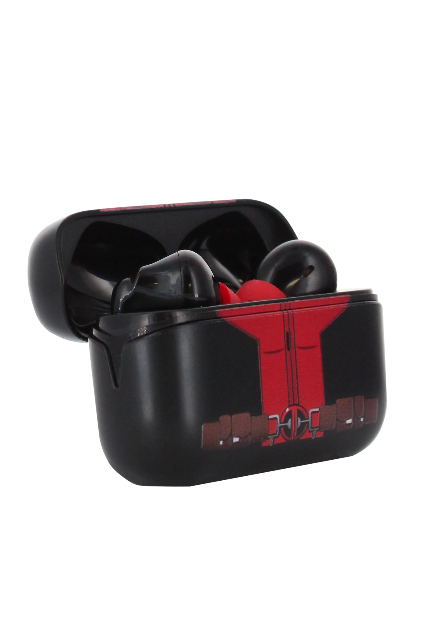 Deadpool Wireless Bluetooth Earbuds - Marvel Deadpool Buds Pro for Phone (iPhone, Samsung, Google Pixel, Steam Deck, Switch
