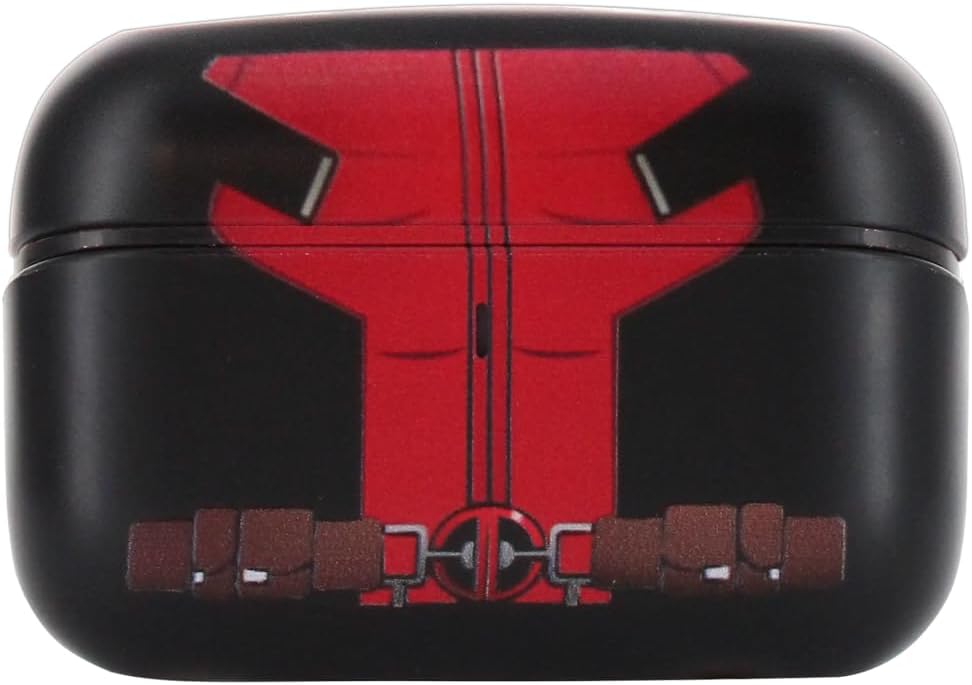 Deadpool Wireless Bluetooth Earbuds - Marvel Deadpool Buds Pro for Phone (iPhone, Samsung, Google Pixel, Steam Deck, Switch