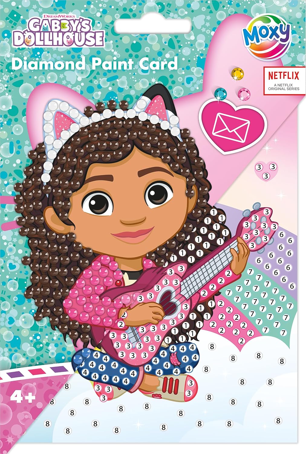 Creative Craft Group - Diamond Painting Kaarten & Enveloppen Gabby\`s Poppenhuis