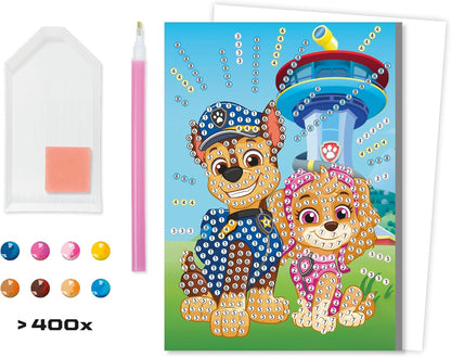 Totum Paw Patrol Diamond Painting Kit with Card and Envelope, Ages 4+