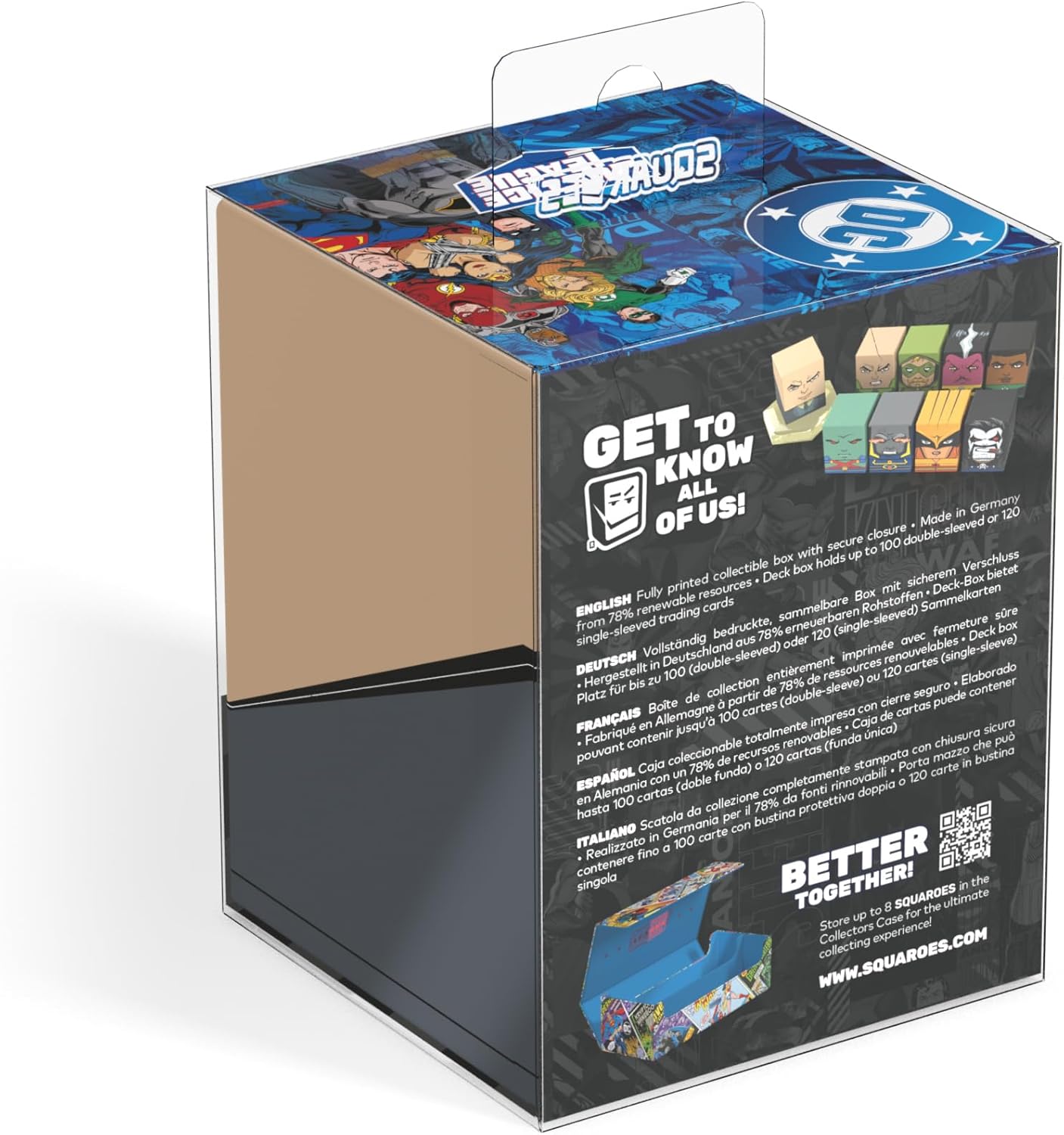 Ultimate Guard - Squaroes - Boulder 100+ - DC Justice League Wave 2 - JL018 - Lex Luthor (Chasefigure