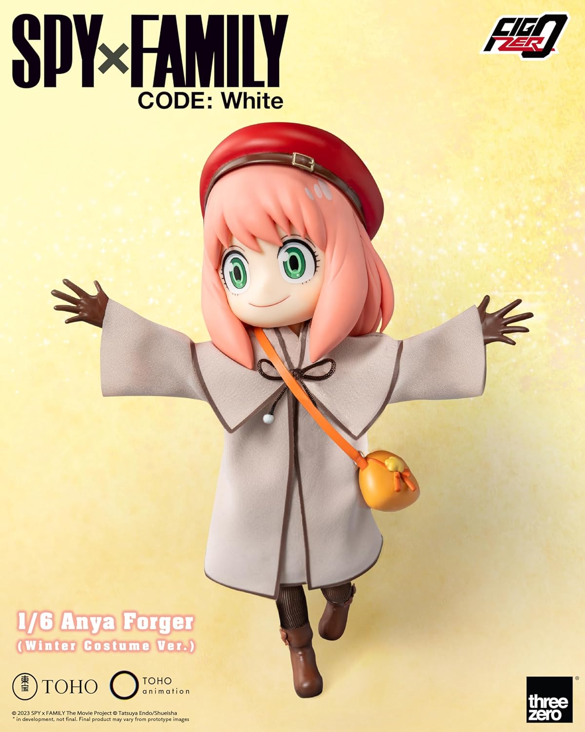 threezero Spy x Family Code: White – Anya Forger (Winter Costume Ver.) 1:6 Scale Action Figure