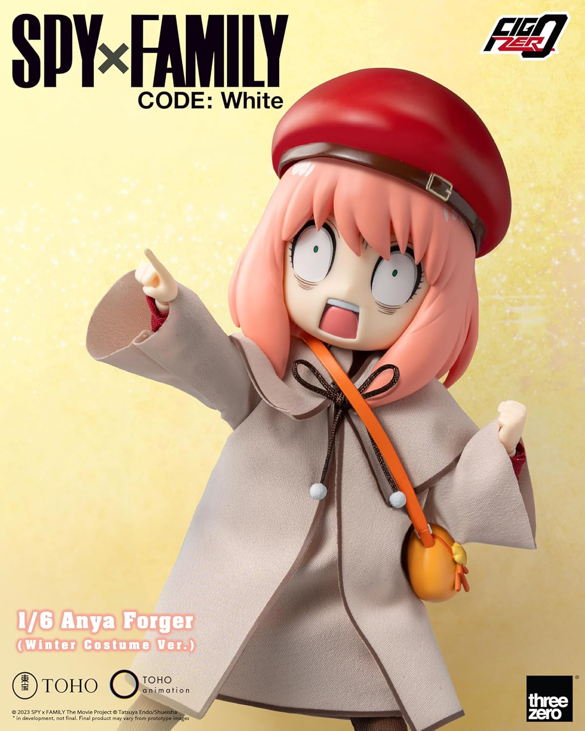 threezero Spy x Family Code: White – Anya Forger (Winter Costume Ver.) 1:6 Scale Action Figure