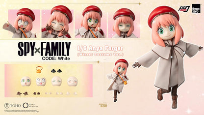 threezero Spy x Family Code: White – Anya Forger (Winter Costume Ver.) 1:6 Scale Action Figure