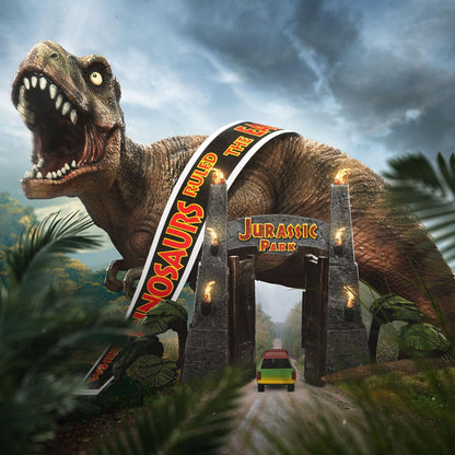 Iron Studios Jurassic Park - Figurine Mini Co. T-Rex Illusion Deluxe 15 cm