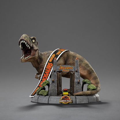 Iron Studios Jurassic Park - Figurine Mini Co. T-Rex Illusion Deluxe 15 cm
