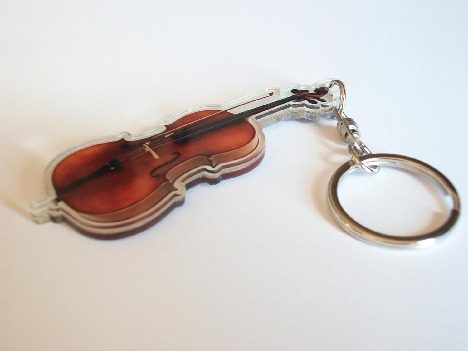 Acrylic Cello Keyring