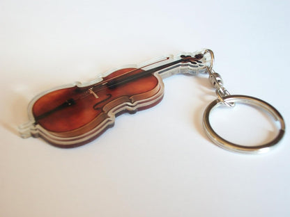 Acrylic Cello Keyring