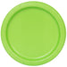 Unique Party: 8 Lime Green 7`` Plates Sup. Piatto 18 Cm Verde Lime Sup