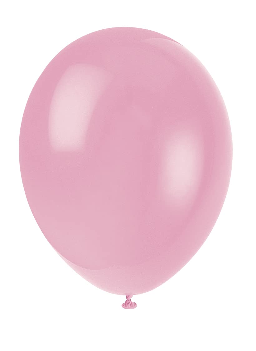 Unique Party 80003 - Palloncini in Lattice Rosa da 30cm, Confezione da 10
