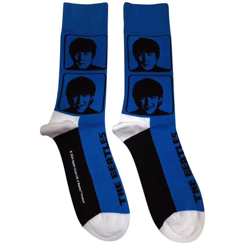 Beatles (The): Rock Off - Hard Day`S Night Headshots (Calzini Unisex Uk Size 7 - 11)