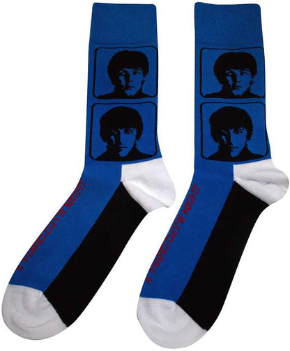 Beatles (The): Rock Off - Hard Day`S Night Headshots (Calzini Unisex Uk Size 7 - 11)