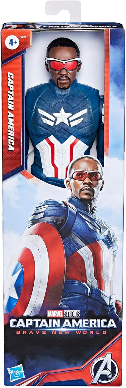 Marvel Studios Captain America Brave New World, Titan Hero Series Captain America Action Figure