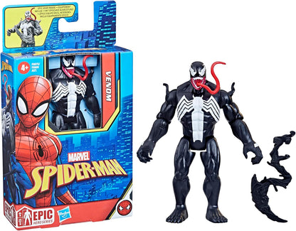 Marvel Spider-Man Epic Hero Series Venom 10 cm Action Figure, Red and Blue Venom Epic