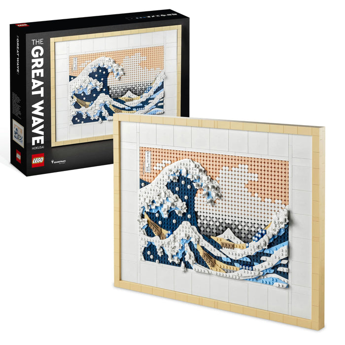 LEGO Art Hokusai - La Grande Onda, Set Fai Da Te, Hobby Creativi per Adulti, Idea Regalo di Compleanno per Uomo, Donna, Lui, Lei, Marito o Moglie, Quadri Giapponesi per Decorazioni Casa 31208