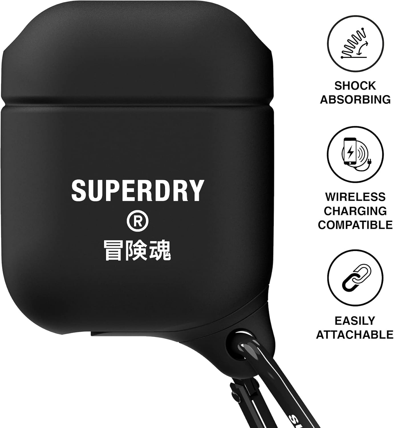 Superdry Airpod Cover Black