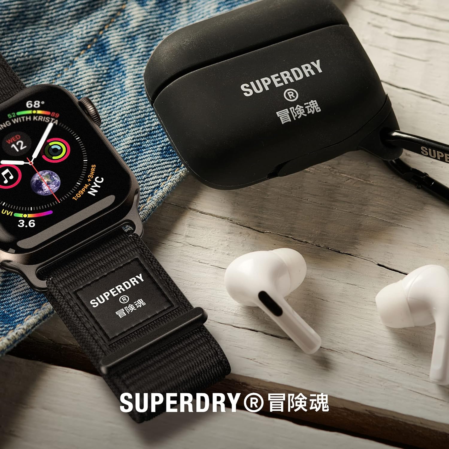 Superdry Airpod Cover Black