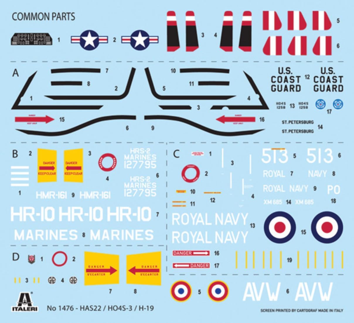 Italeri HO4S-3/HAS.7/H-19