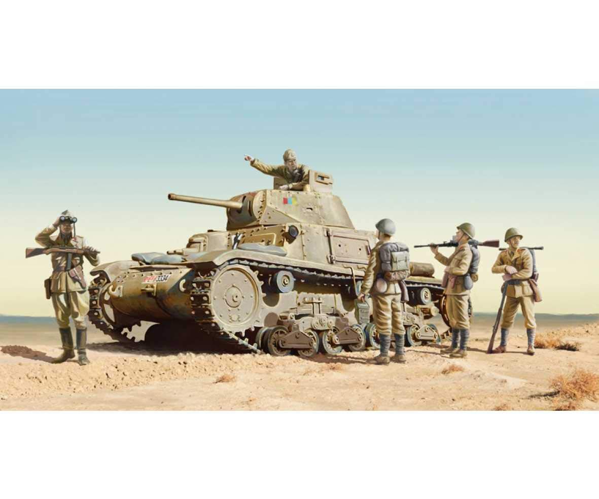 Italeri 6543 1:35 M14/41 with Italian Infantry