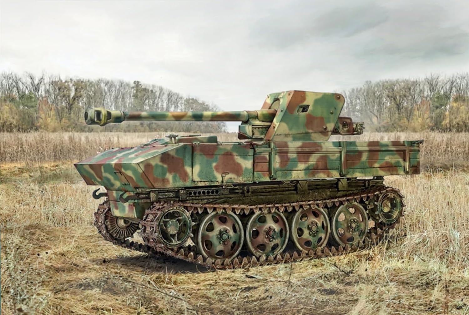 Italeri 0355 1:35 7.5 cm RSO with PAK40 - Faithful Replica, Model Building, Plastic Kit, Tank Kit, 1:35, Model Kit, Assembly