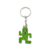 Square Enix Final Fantasy Series Porte-clés en métal – Cactuar, Vert, S