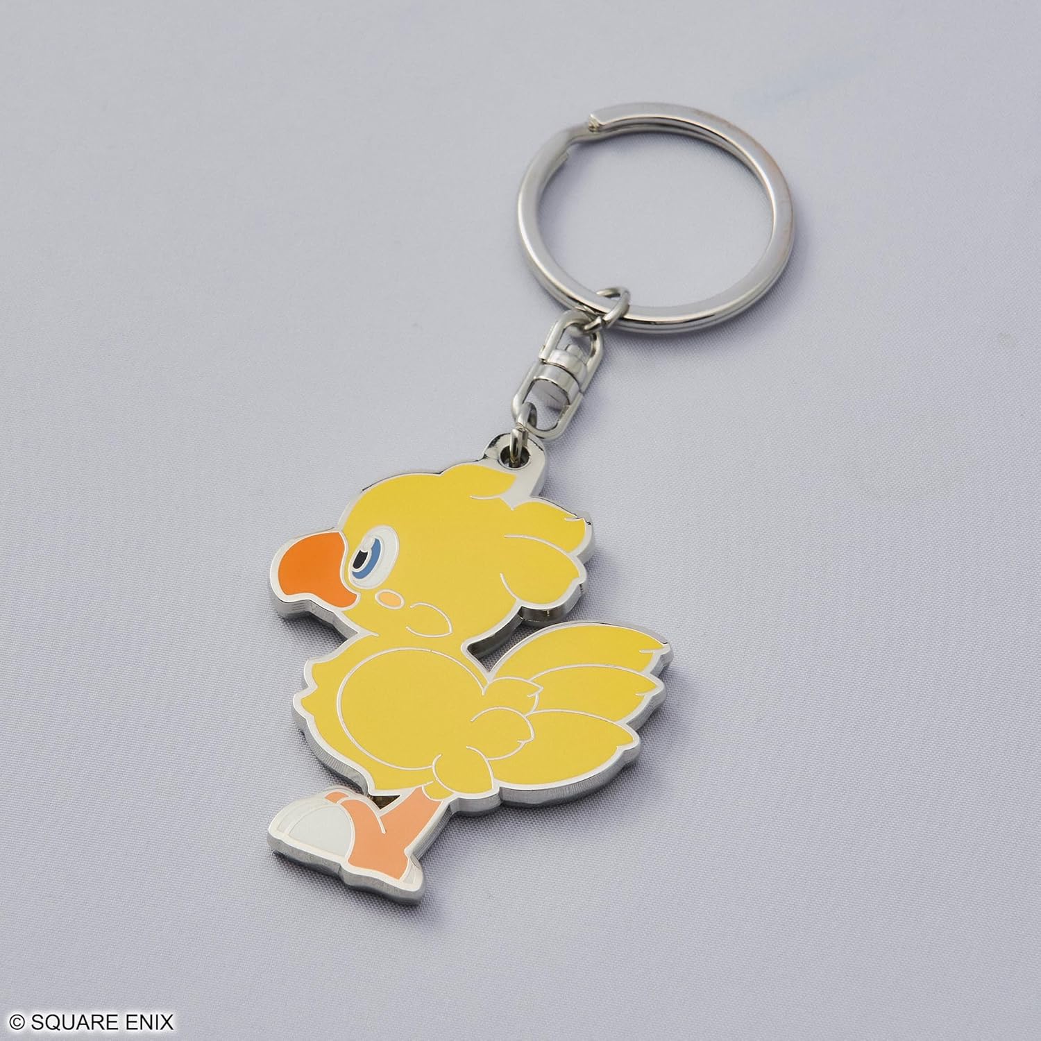 Square Enix Final Fantasy Series Porte-clés en métal – Chocobo, Jaune, S