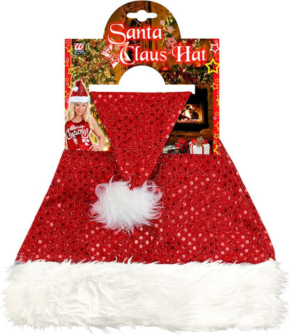 "SEQUIN SANTA CLAUS HAT"