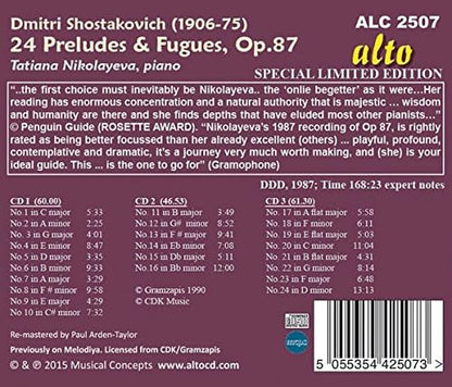 Dmitri Shostakovich: 24 Preludes And Fugue, Op. 87