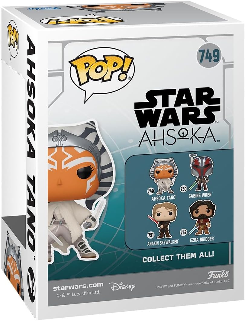 Funko Pop! Star Wars: Ahsoka - Ahsoka - Star Wars Ahsoka - Collectable Vinyl Figure - Gift Idea - Official Merchandise - Toys for Kids & Adults - TV Fans - Model Figure for Collectors and Display