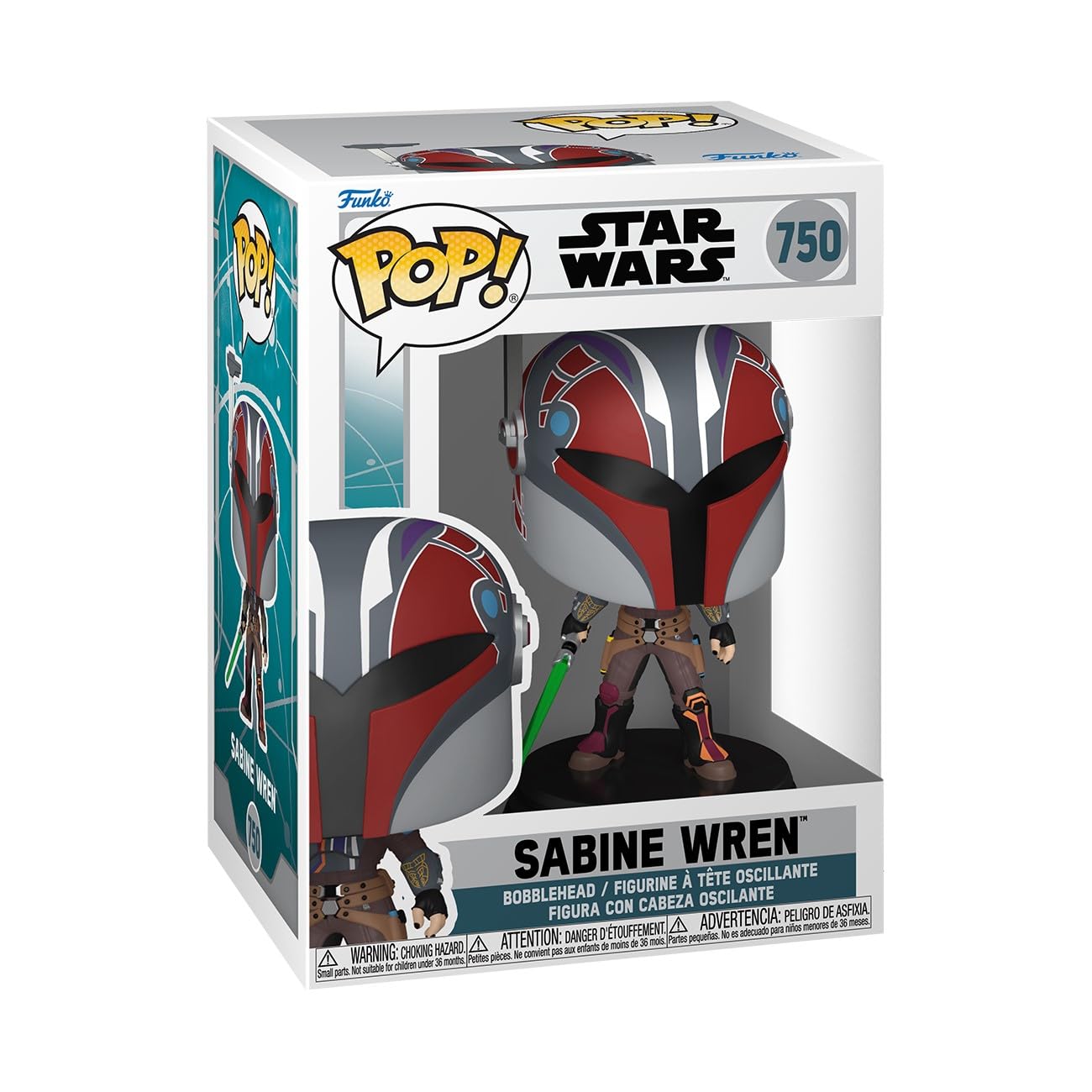 Funko Pop! Star Wars: Ahsoka - Sabine Wren - Star Wars Ahsoka - Collectable Vinyl Figure - Gift Idea - Official Merchandise - Toys for Kids & Adults - TV Fans - Model Figure for Collectors