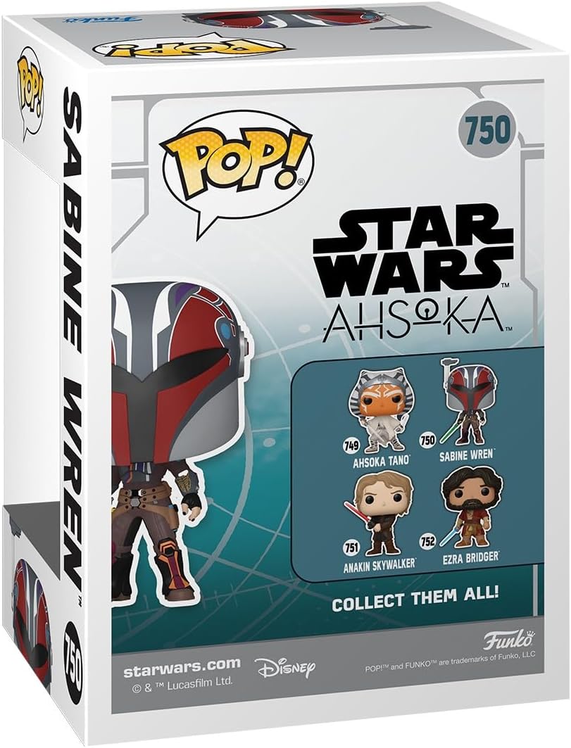 Funko Pop! Star Wars: Ahsoka - Sabine Wren - Star Wars Ahsoka - Collectable Vinyl Figure - Gift Idea - Official Merchandise - Toys for Kids & Adults - TV Fans - Model Figure for Collectors