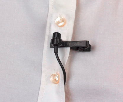 Speedlink - Spes Clip-On Microphone, Black