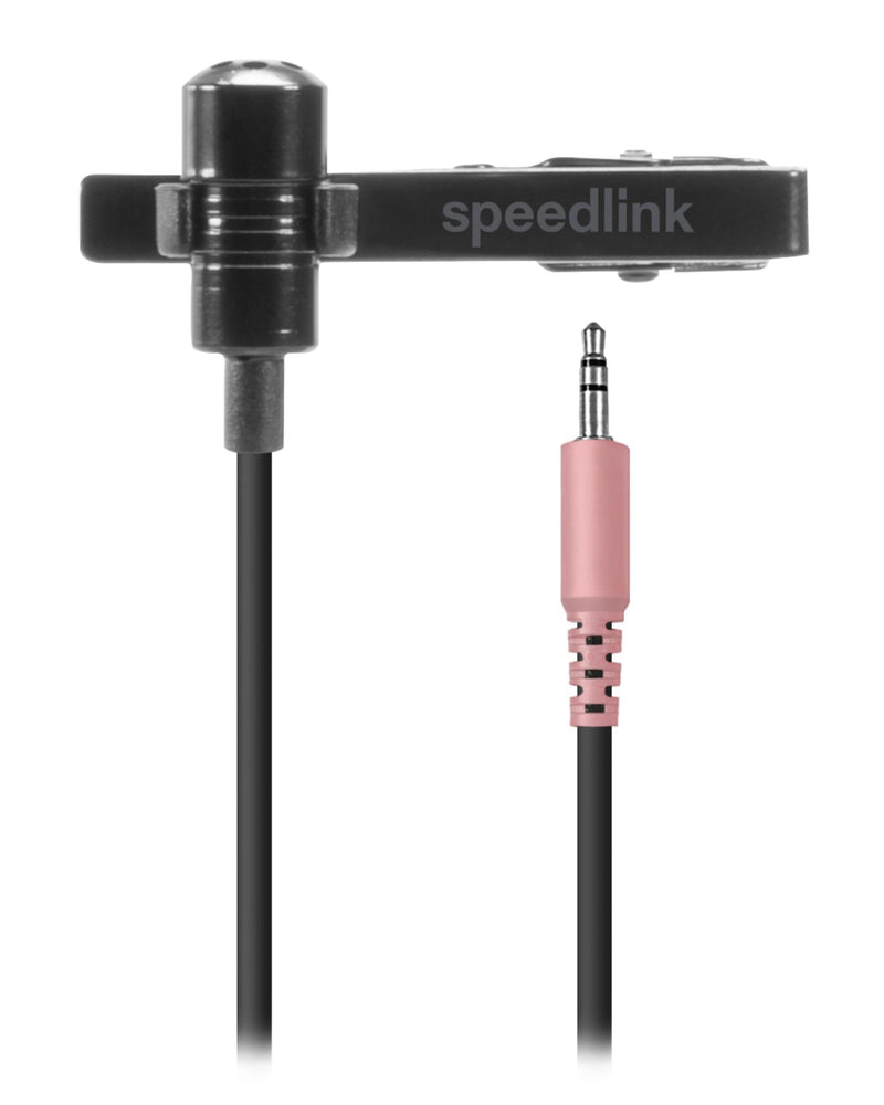 Speedlink - Spes Clip-On Microphone, Black