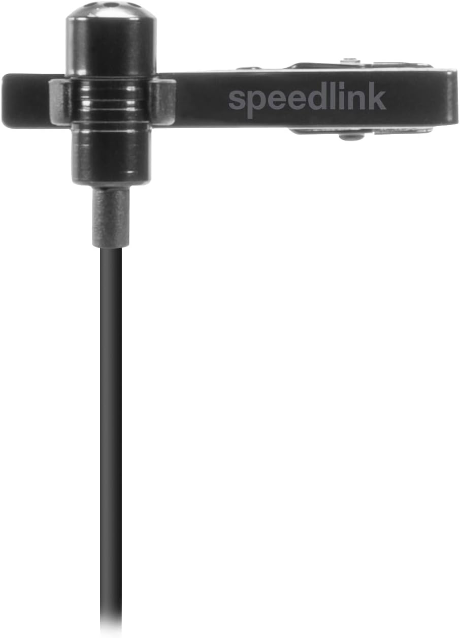 Speedlink - Spes Clip-On Microphone, Black