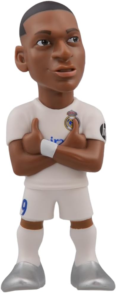 MINIX Sammelfigur MN18451 Mbappé, Real Madrid, Sammlerstück, 12 cm, Geschenkidee für Kinder und Erwachsene, Fußballfans