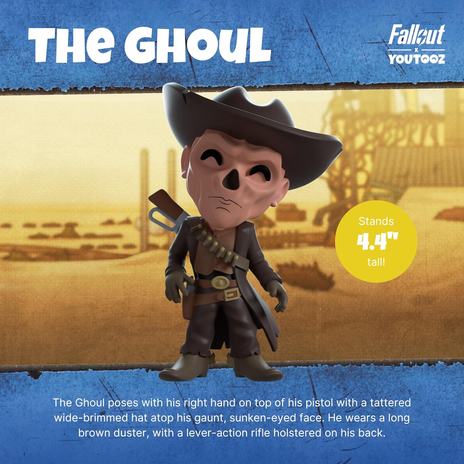 Youtooz Fallout The Ghoul - Figura de Vinilo Coleccionable de 4.4 Pulgadas