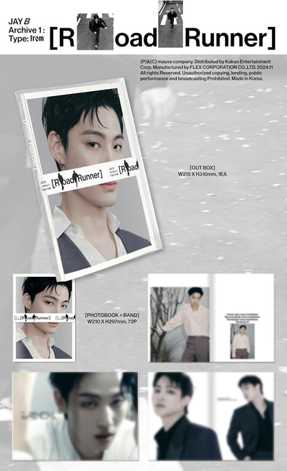 Archive 1: Road Runner - Type : From - incl. 72pg Book, Polaroid, Folded Poster, 5pc Sticker Set, Keying + Photocard