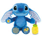 Clementoni Disney Stitch Grow with Me Plush, interactief sprekende Stitch pluche dier met geluiden en melodieën, rammelaar, tummy time-functie, babyspel, Prime activiteiten, pop met batterijen