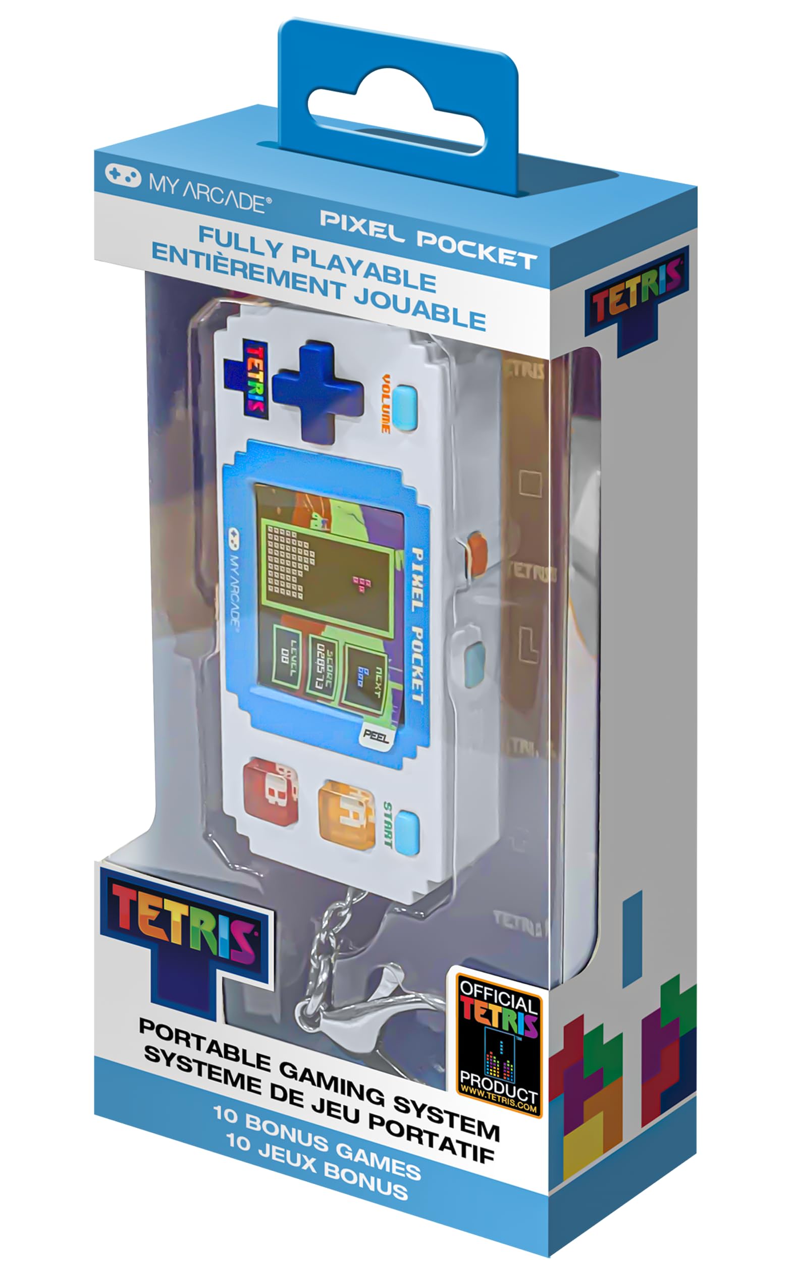 Pixel Pocket Tetris MINI Portable Gaming