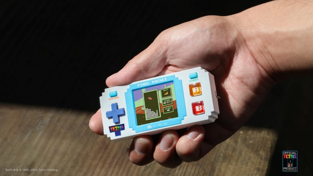 Pixel Pocket Tetris MINI Portable Gaming