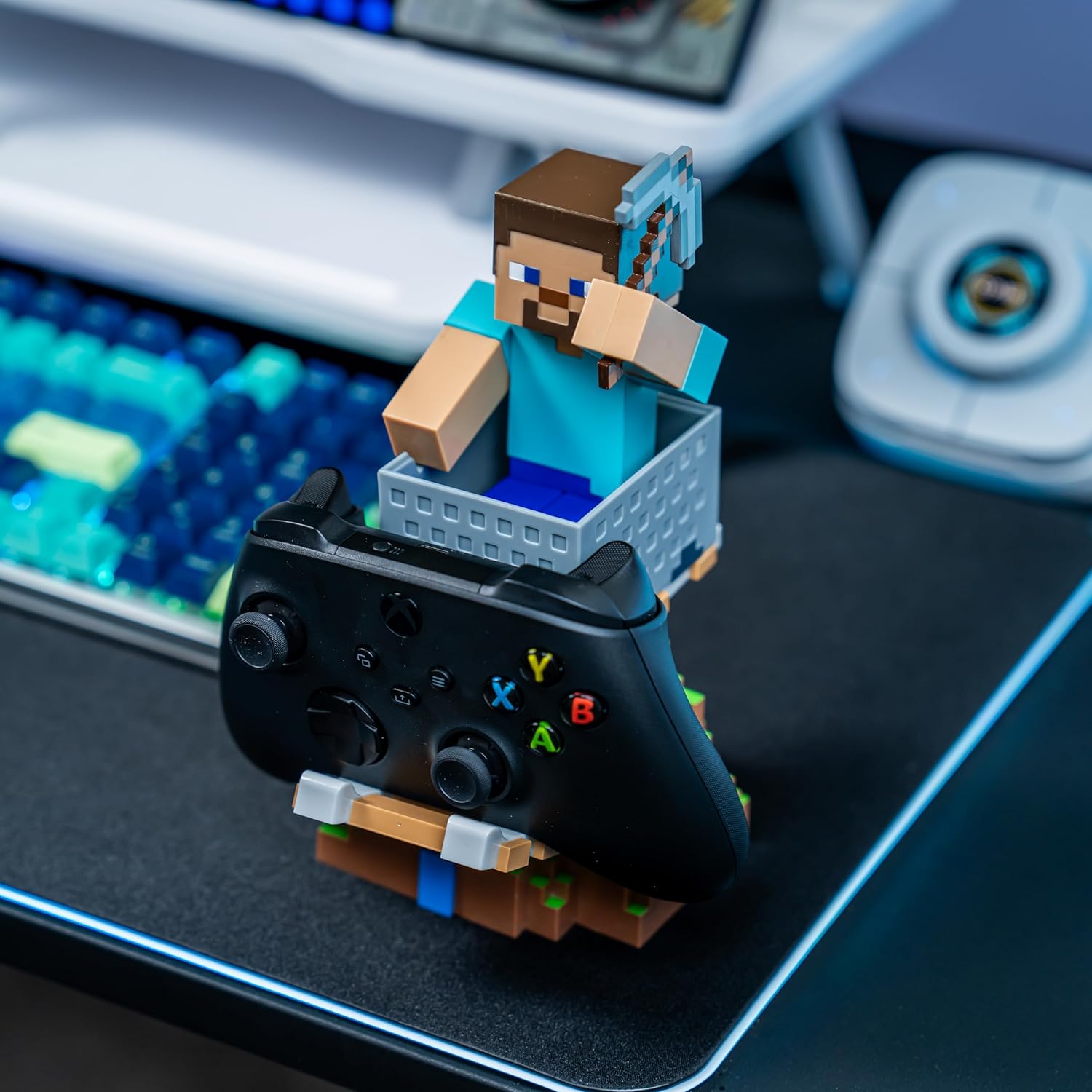 Exg Cable Guys: Minecraft - Steve Phone & Controller Holder (Cgcrmc400728)