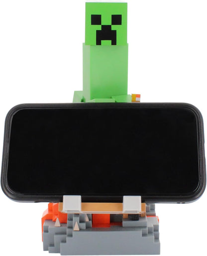 Cable Guys - Minecraft Creeper Gaming Accessories Holder & Phone Holder for Most Controller (Xbox, Play Station, Nintendo Switch) & Phone
