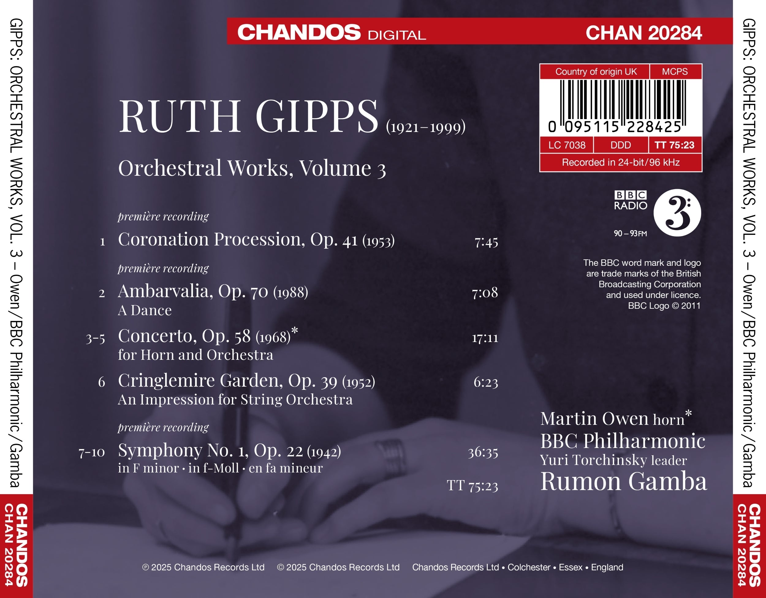 Ruth Gipps: Orchestral Works - Volume 3