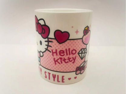 Konix Hello Kitty Ceramic Mug, 320 ml, My Style, White