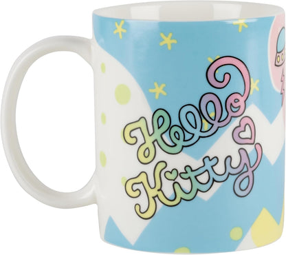Konix Hello Kitty Mug - Ceramic Mug - 320 ml - Skateboard