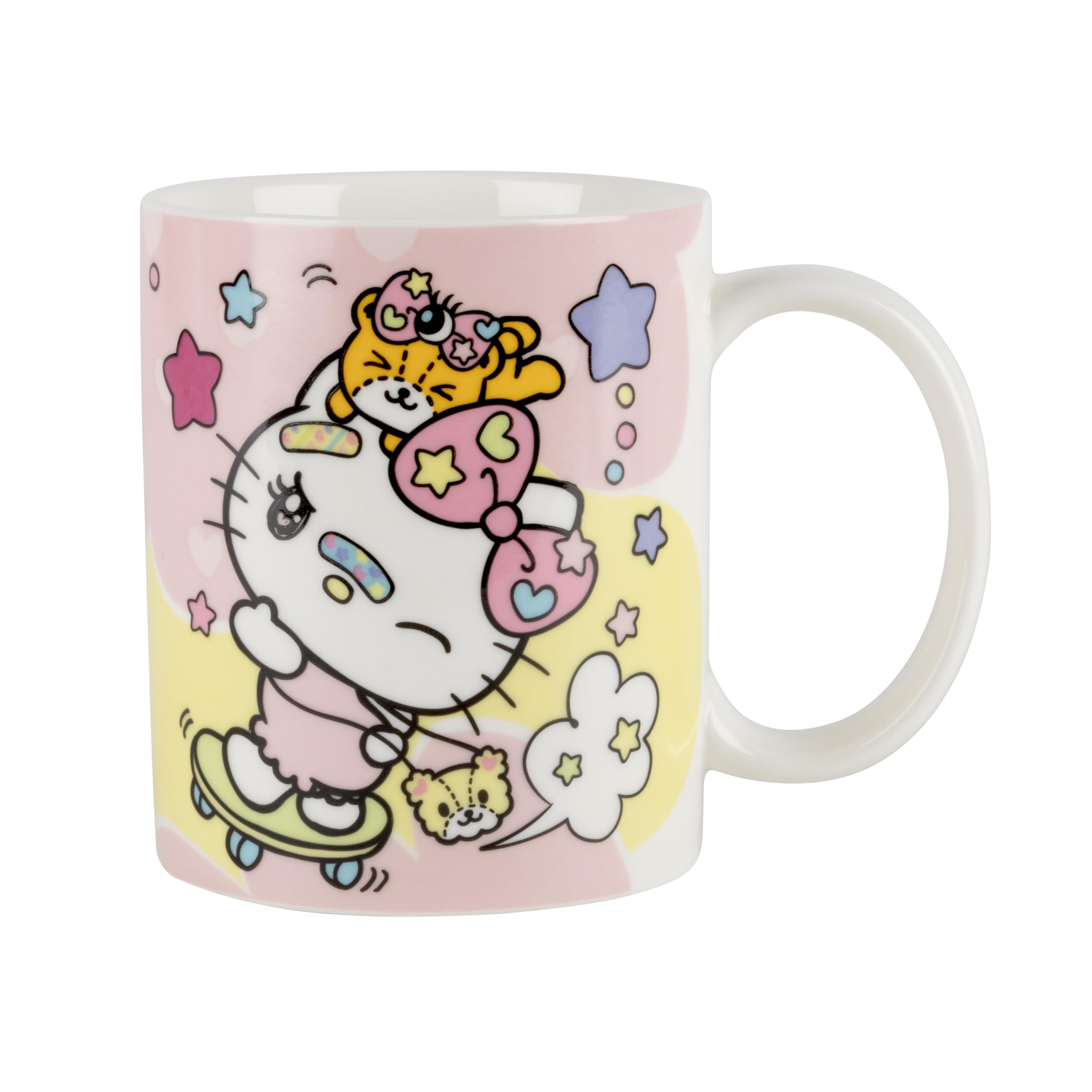 Konix Hello Kitty Mug - Ceramic Mug - 320 ml - Skateboard
