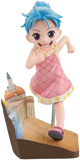 Megahouse, Figura de Acción Nefertari VIVI Run!Run!Run! One Piece, G.E.M. Series, Multicolor MH839832, Figura Coleccionable, Optima para los Fanaticos del Anime