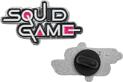 Cinereplicas Squid Game & Player 456-3 cm Set of 2 Pins - Officially Licensed, 100% Zinc Alloy, No Gemstone