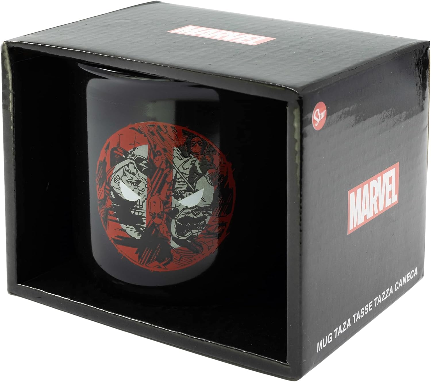 Stor Ceramic Breakfast Mug 400 ml | Deadpool Gift Boxed