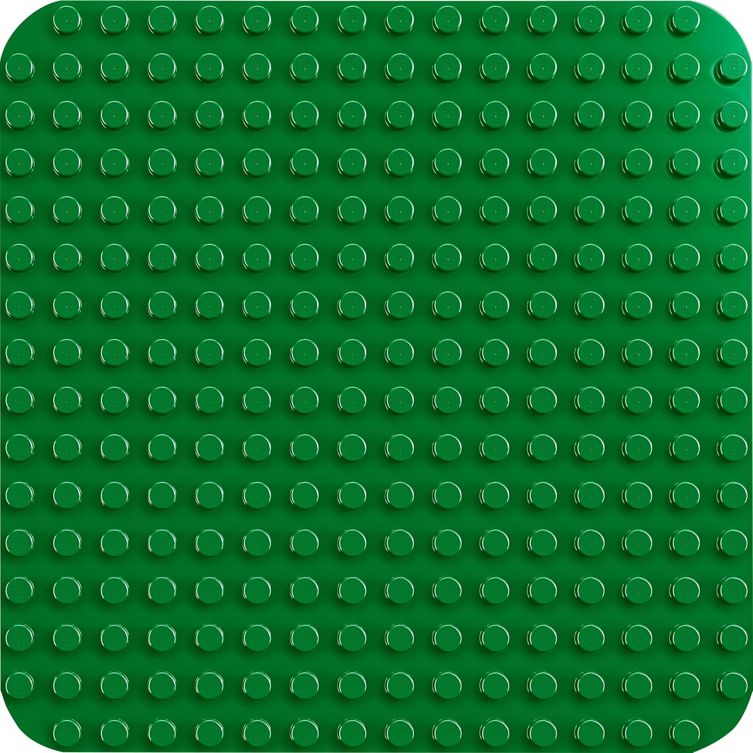 LEGO DUPLO Green Building Plate - Montessori Toy for 1+ year old Boys & Girls - Bricks Display Base for Toddlers' Building Toys - Birthday Gift Idea - 10460